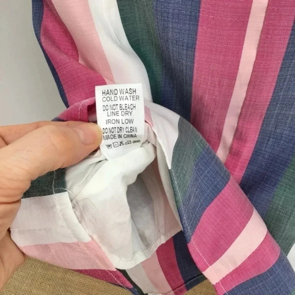 Adeline Clothing Pastel Persuasion Striped Dress NWT - Picture 11 of 11